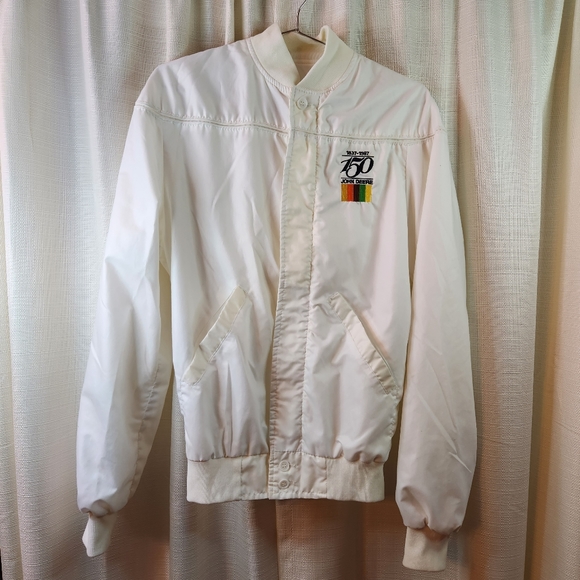 🚜 Vtg 80s John Deere 150th Anniv Bomber | XS - Picture 7 of 10